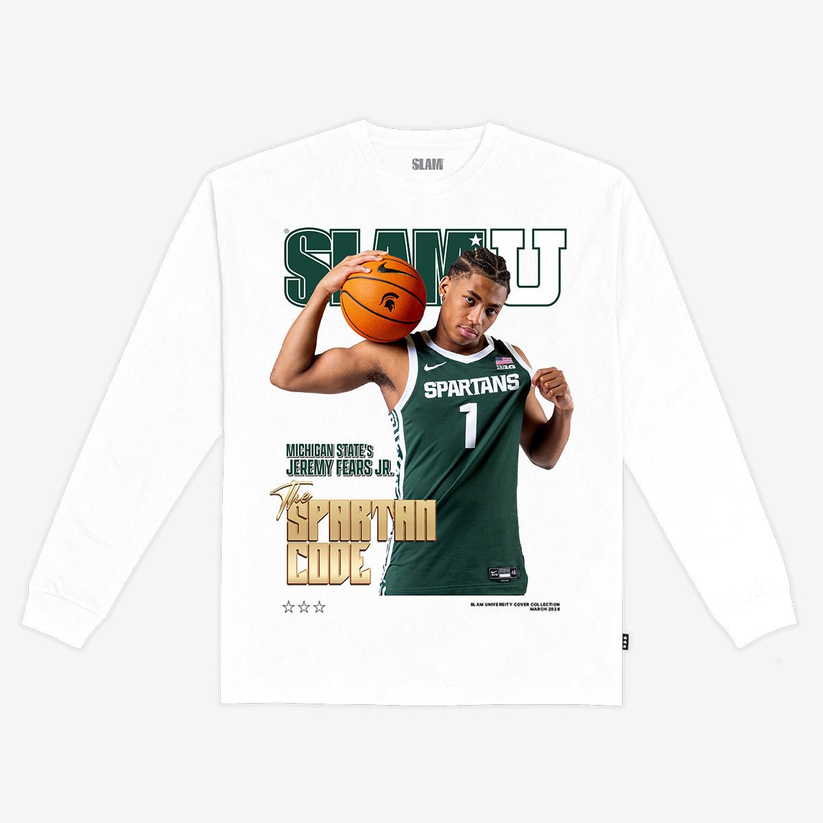 SLAM Cover L/S Tee - Jeremy Fears Jr. (SLAMU) - SLAM Goods