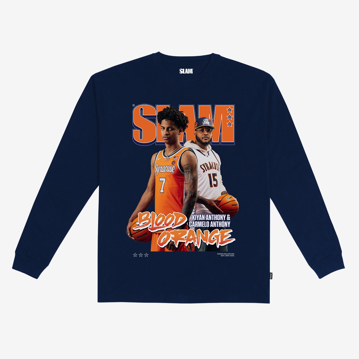 SLAM Cover L/S Tee - Kiyan + Carmelo Anthony (SLAM 258) - SLAM Goods