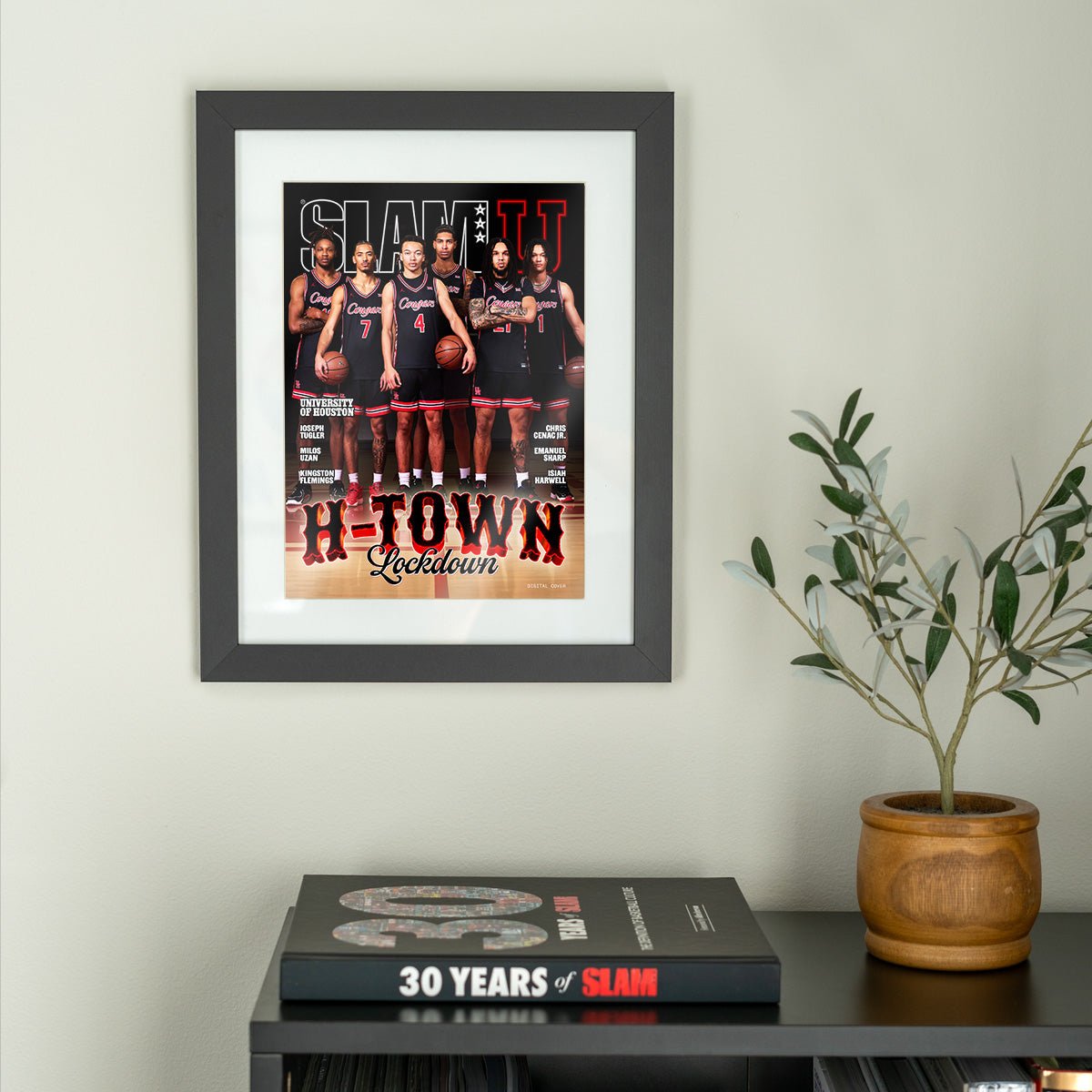 SLAM Cover Poster - Houston MBB (SLAMU 20) - SLAM Goods