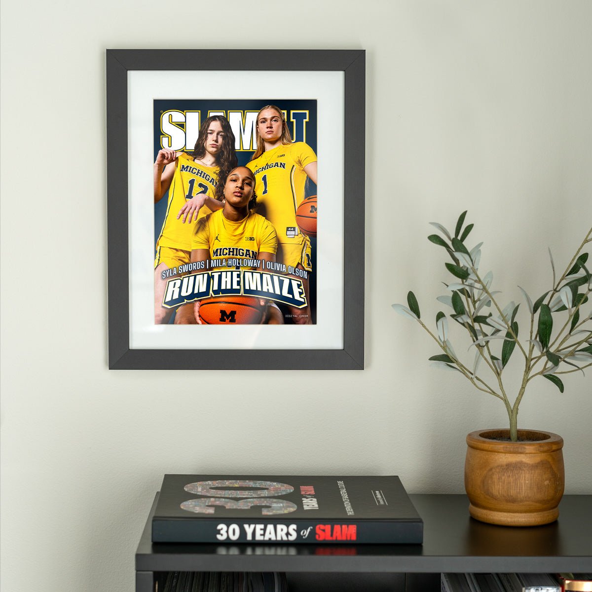 SLAM Cover Poster - Michigan WBB (SLAMU 16) - SLAM Goods