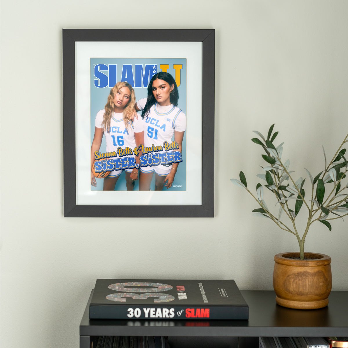 SLAM Cover Poster - Sienna + Lauren Betts (SLAMU 12) - SLAM Goods