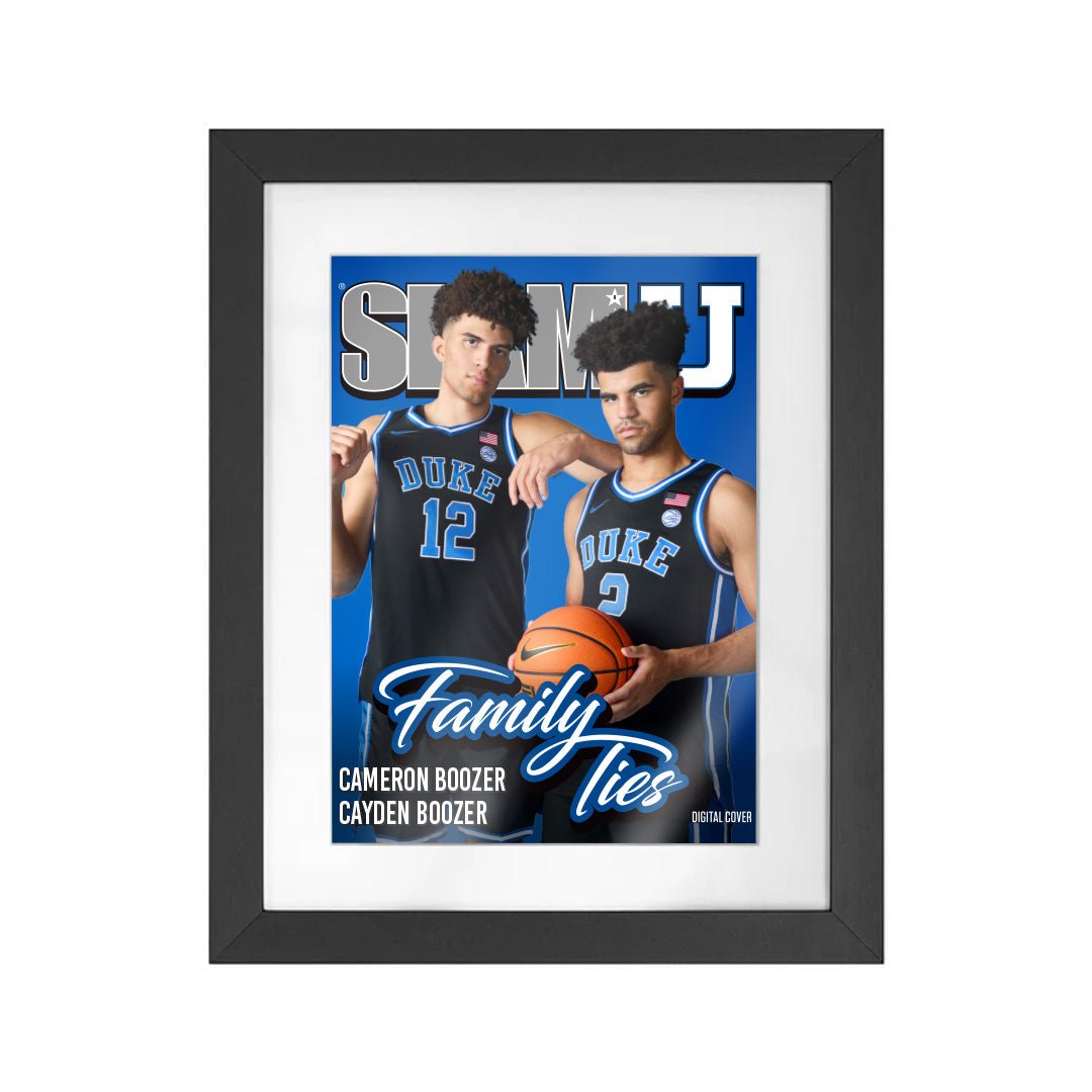 SLAM Cover Print - Cameron & Cayden Boozer (SLAMU 10) with Frame - SLAM Goods