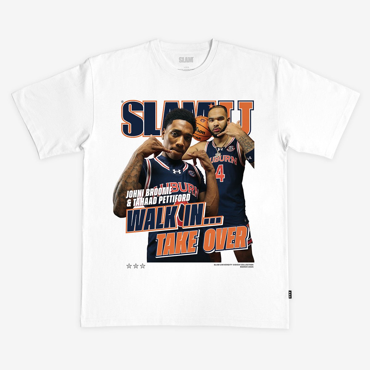 SLAM Cover Tee - Auburn (SLAMU 7) - SLAM Goods