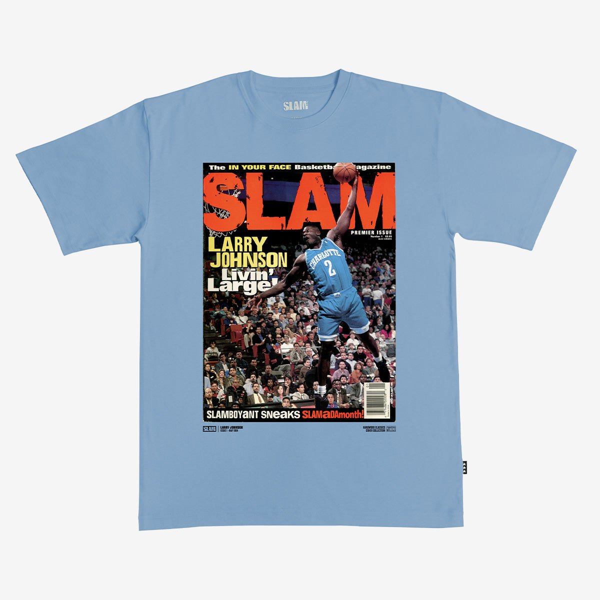 SLAM Cover Tee - Larry Johnson (SLAM 1) - SLAM Goods