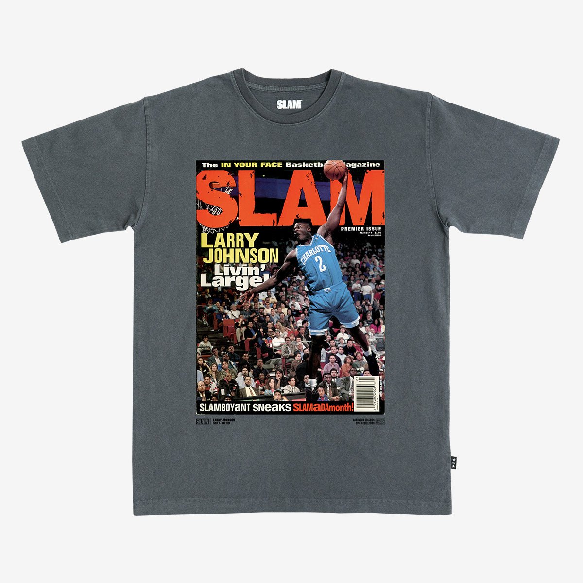 SLAM Cover Tee - Larry Johnson (SLAM 1) - SLAM Goods
