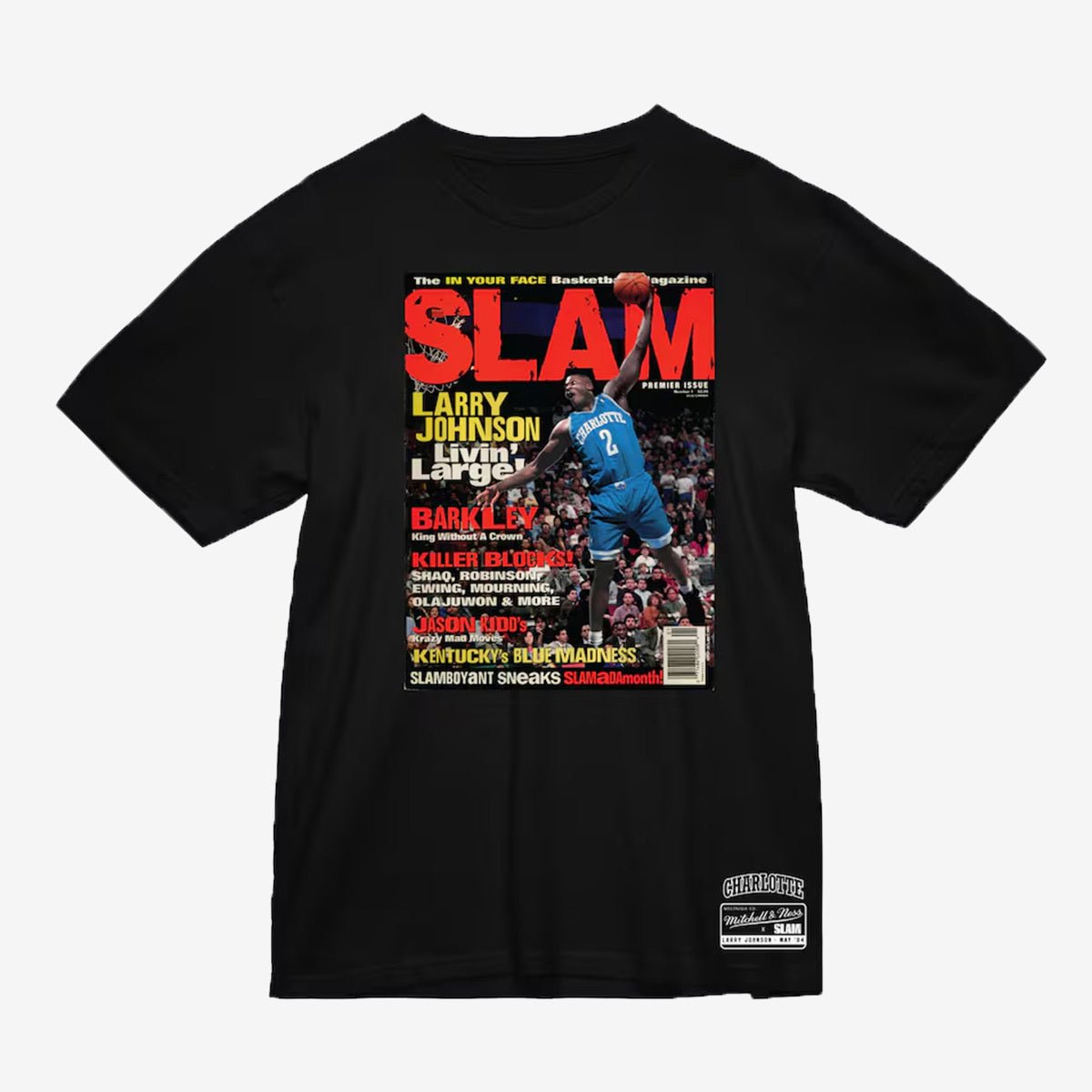 SLAM Cover Tee - Larry Johnson (SLAM 1) - SLAM Goods
