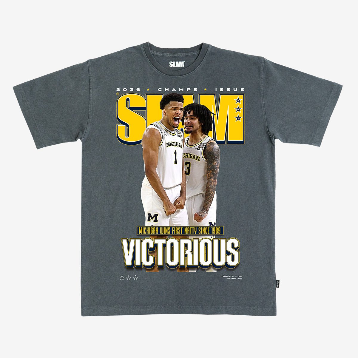 SLAM Cover Tee - Michigan '26 Men's National Champions (SLAM 261) - SLAM Goods