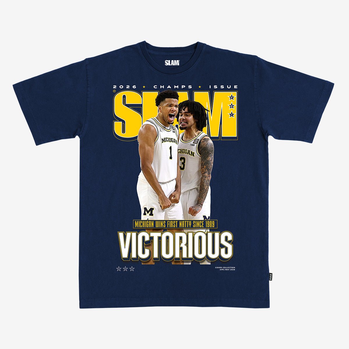 SLAM Cover Tee - Michigan '26 Men's National Champions (SLAM 261) - SLAM Goods