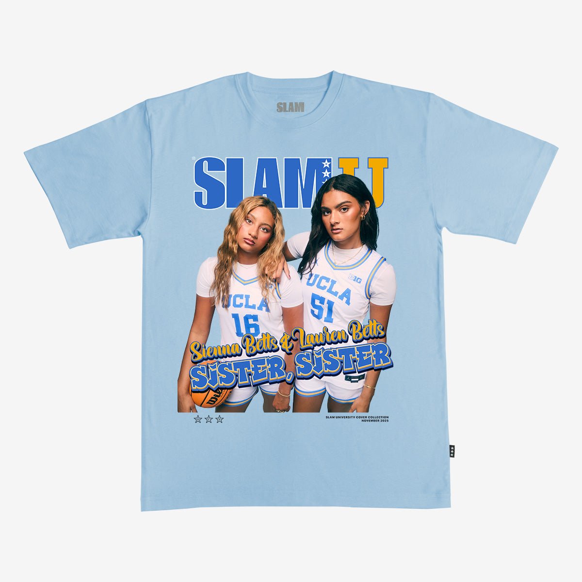 SLAM Cover Tee - Sienna + Lauren Betts (SLAMU 12) - SLAM Goods