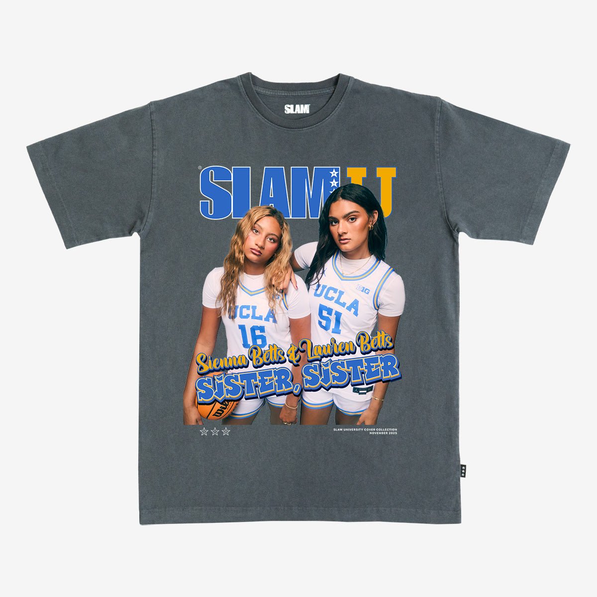 SLAM Cover Tee - Sienna + Lauren Betts (SLAMU 12) - SLAM Goods