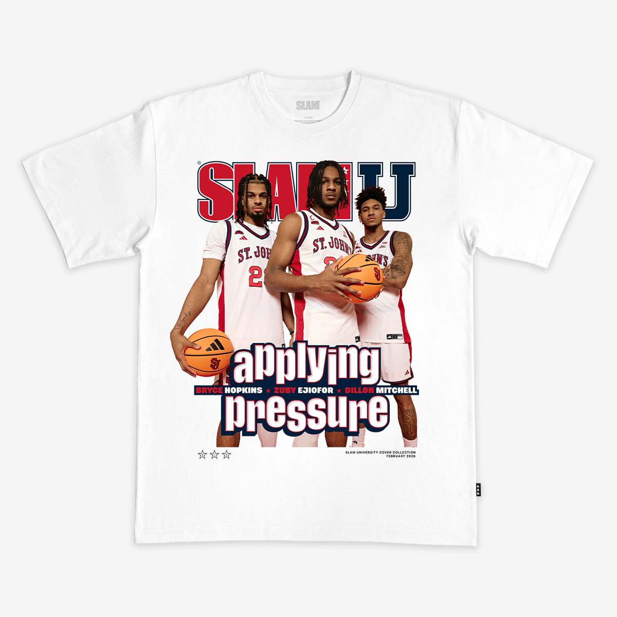 SLAM Cover Tee - St. John's MBB (SLAMU 21) - SLAM Goods