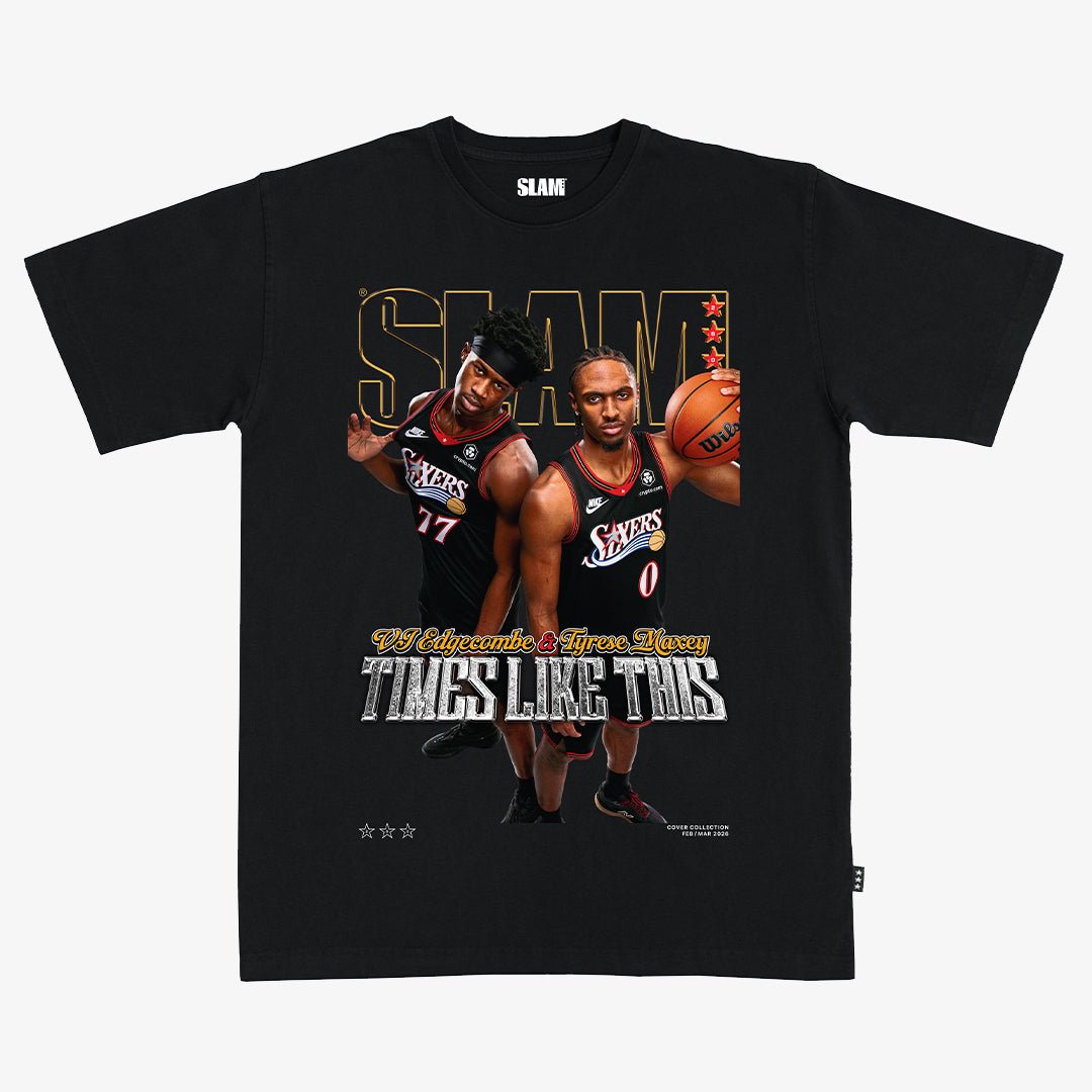 SLAM Cover Tee - Tyrese Maxey + VJ Edgecombe (SLAM 260) - SLAM Goods