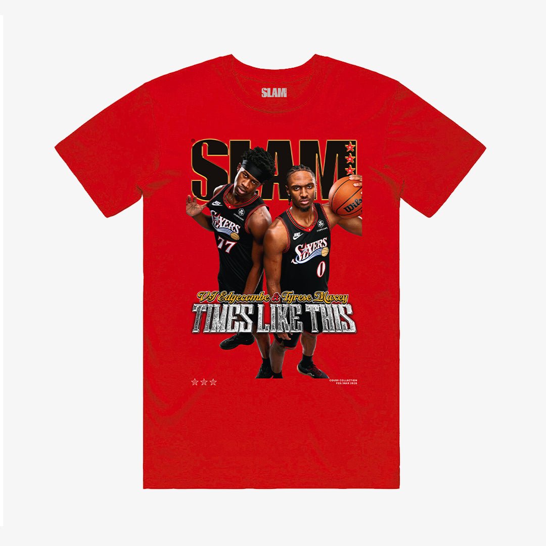 SLAM Cover Tee - Tyrese Maxey + VJ Edgecombe (SLAM 260) - SLAM Goods