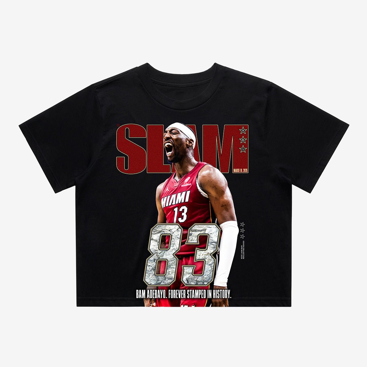 SLAM Crop Cover Tee - Bam Adebayo (SLAM 261) - SLAM Goods