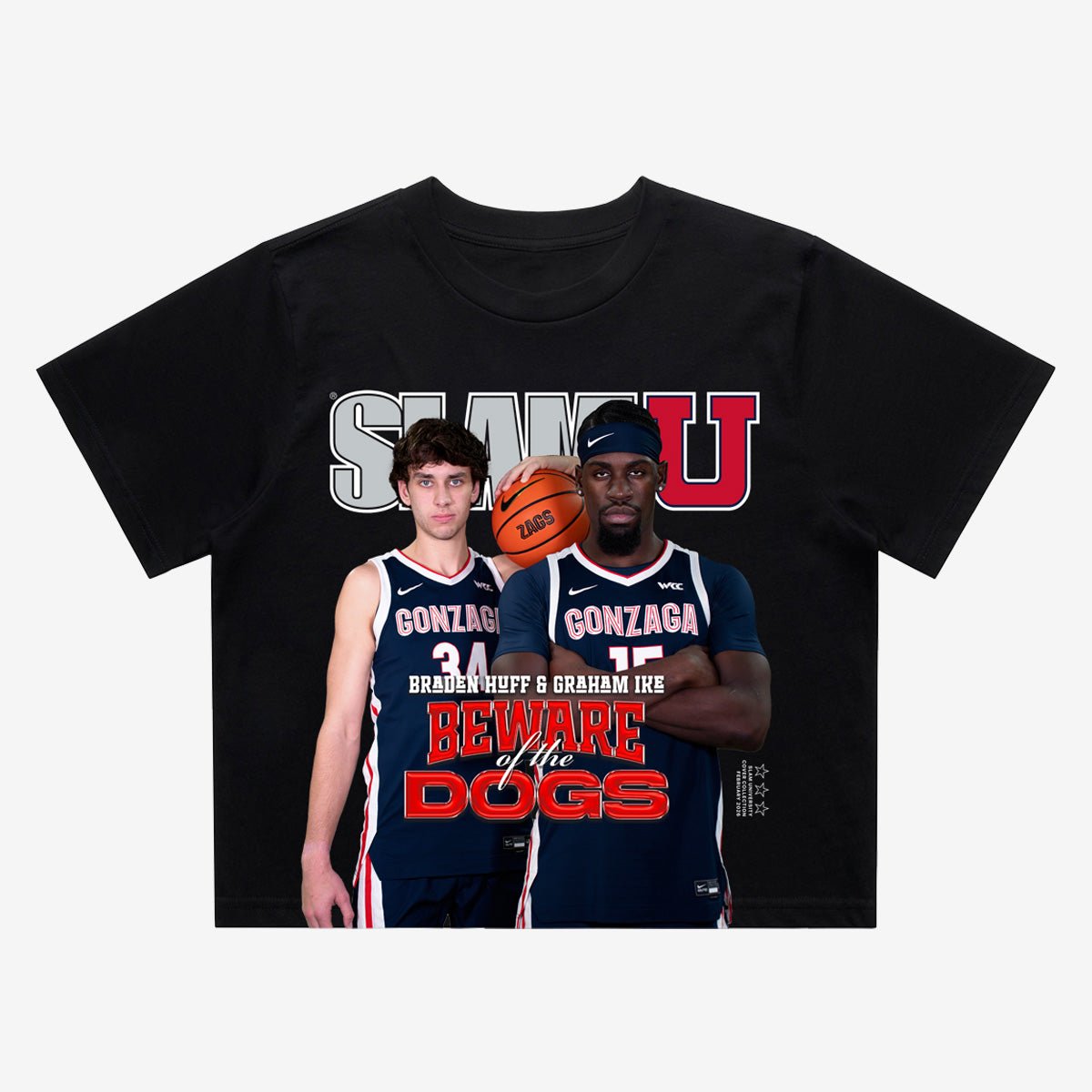 SLAM Crop Cover Tee - Braden Huff + Graham Ike (SLAMU 22) - SLAM Goods