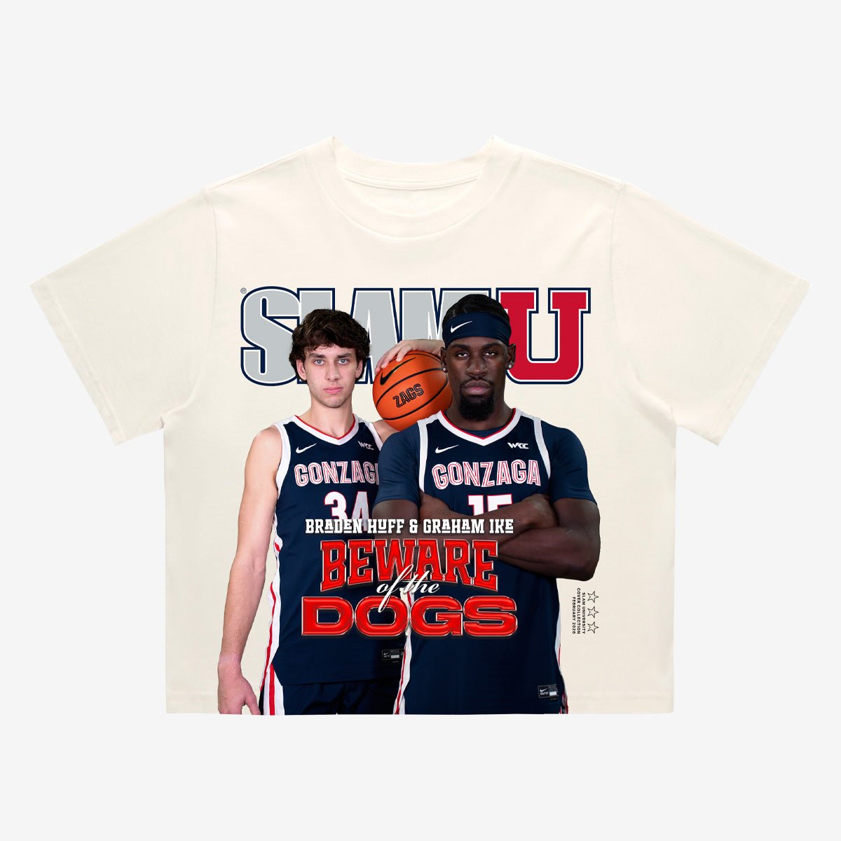 SLAM Crop Cover Tee - Braden Huff + Graham Ike (SLAMU 22) - SLAM Goods