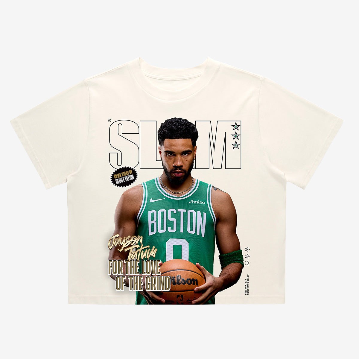 SLAM Crop Cover Tee - Jayson Tatum (SLAM 261) - SLAM Goods