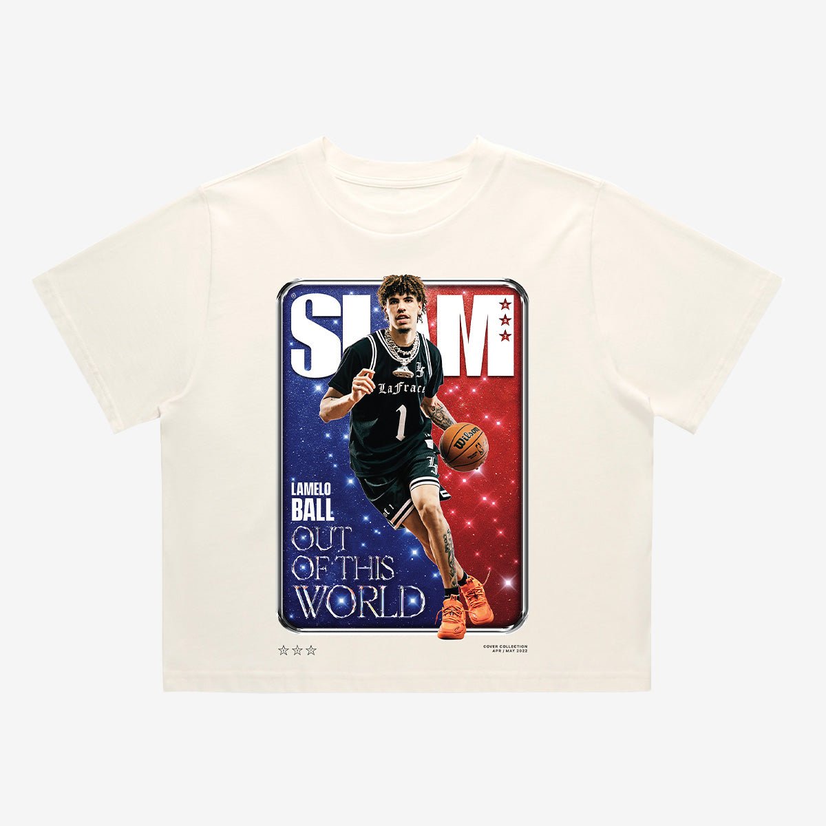 SLAM Crop Cover Tee - LaMelo Ball (SLAM 237) - SLAM Goods
