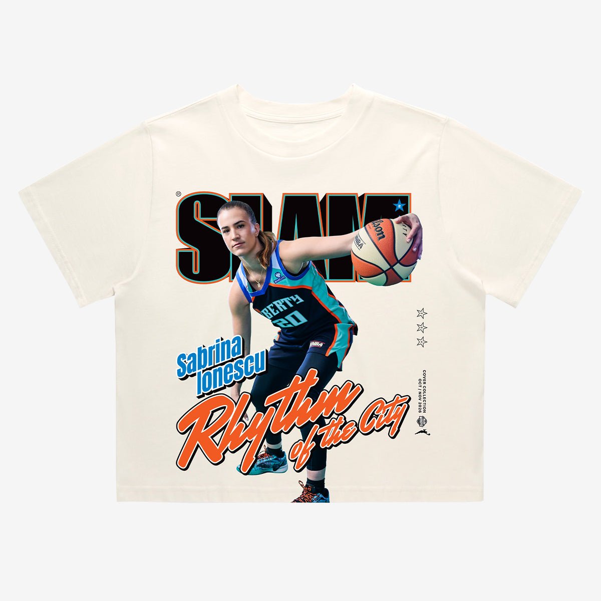 SLAM Crop Cover Tee - Sabrina Ionescu (SLAM 264) - SLAM Goods