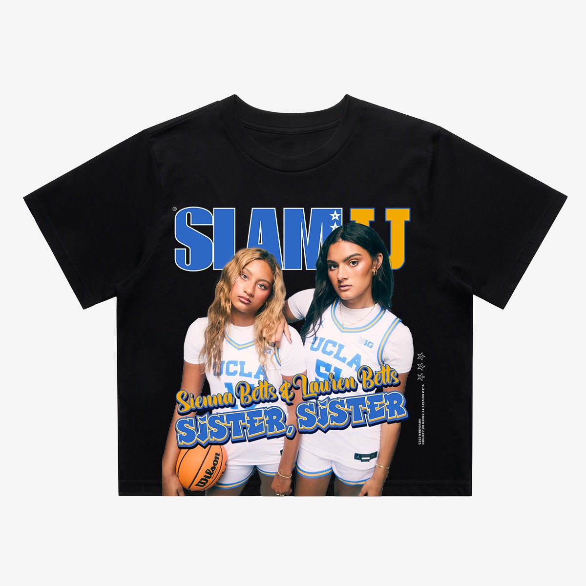 SLAM Crop Cover Tee - Sienna + Lauren Betts (SLAMU 12) - SLAM Goods