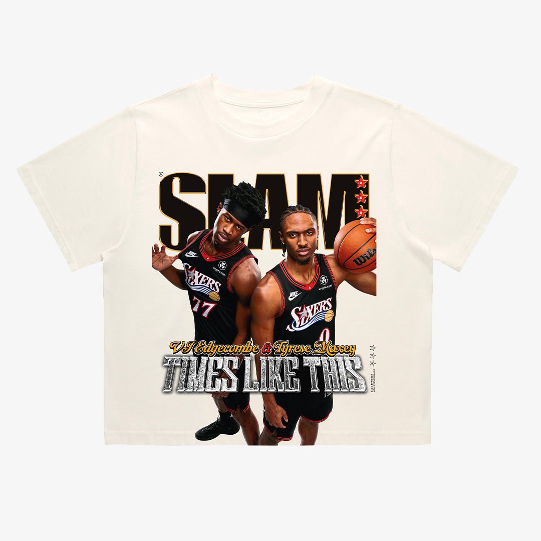 SLAM Crop Cover Tee - Tyrese Maxey + VJ Edgecombe (SLAM 260) - SLAM Goods
