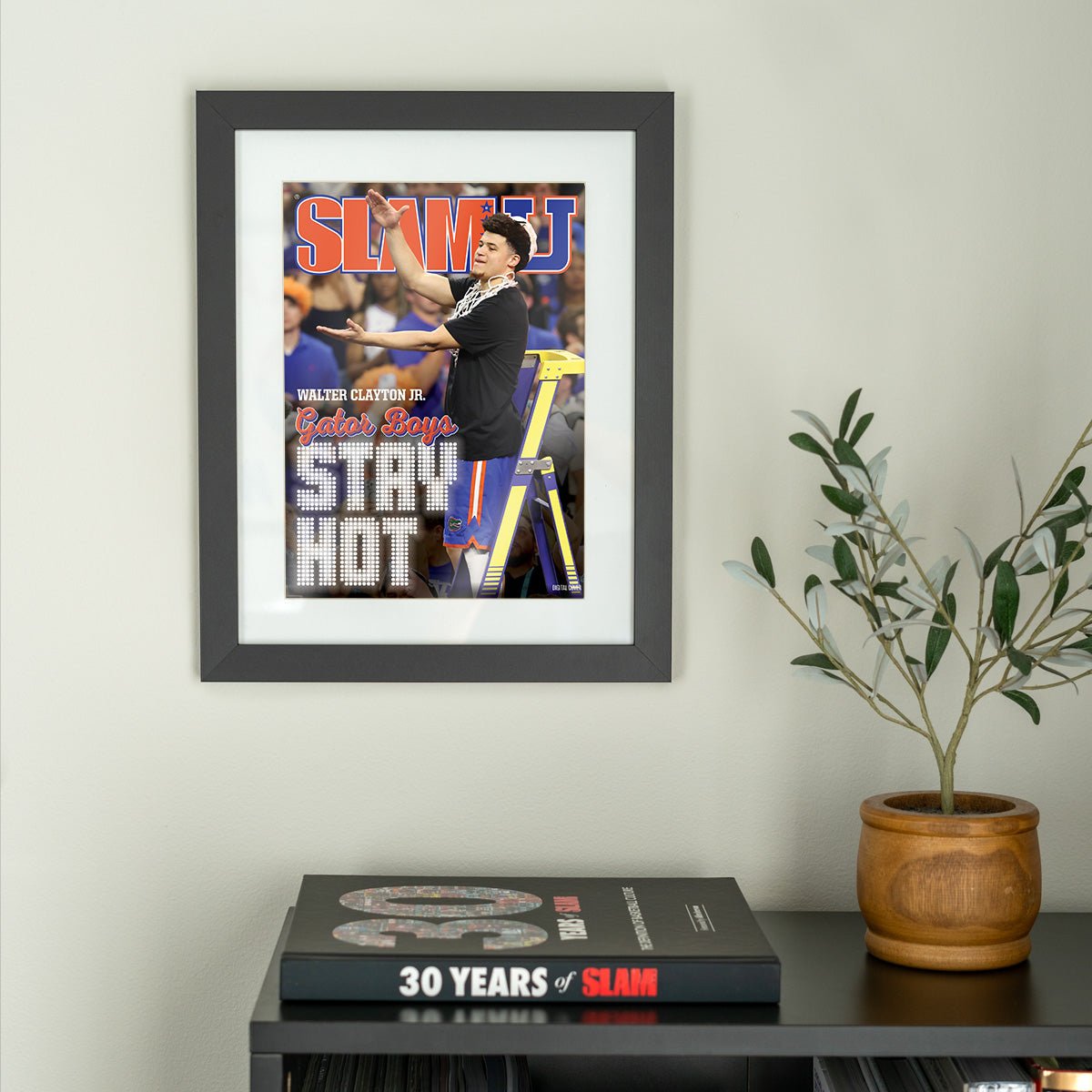 SLAM Framed Cover Print - Walter Clayton Jr. (SLAMU 9) - SLAM Goods