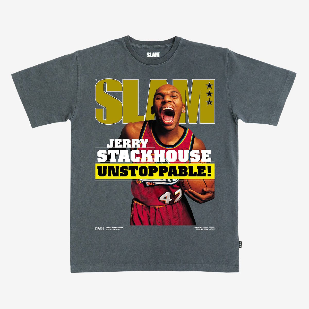 SLAM Hardwood Classics Cover Tee - Jerry Stackhouse (SLAM 49) - SLAM Goods