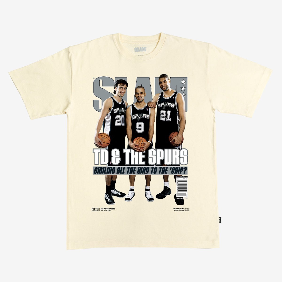 SLAM Hardwood Classics Cover Tee - Spurs (SLAM 89) - SLAM Goods