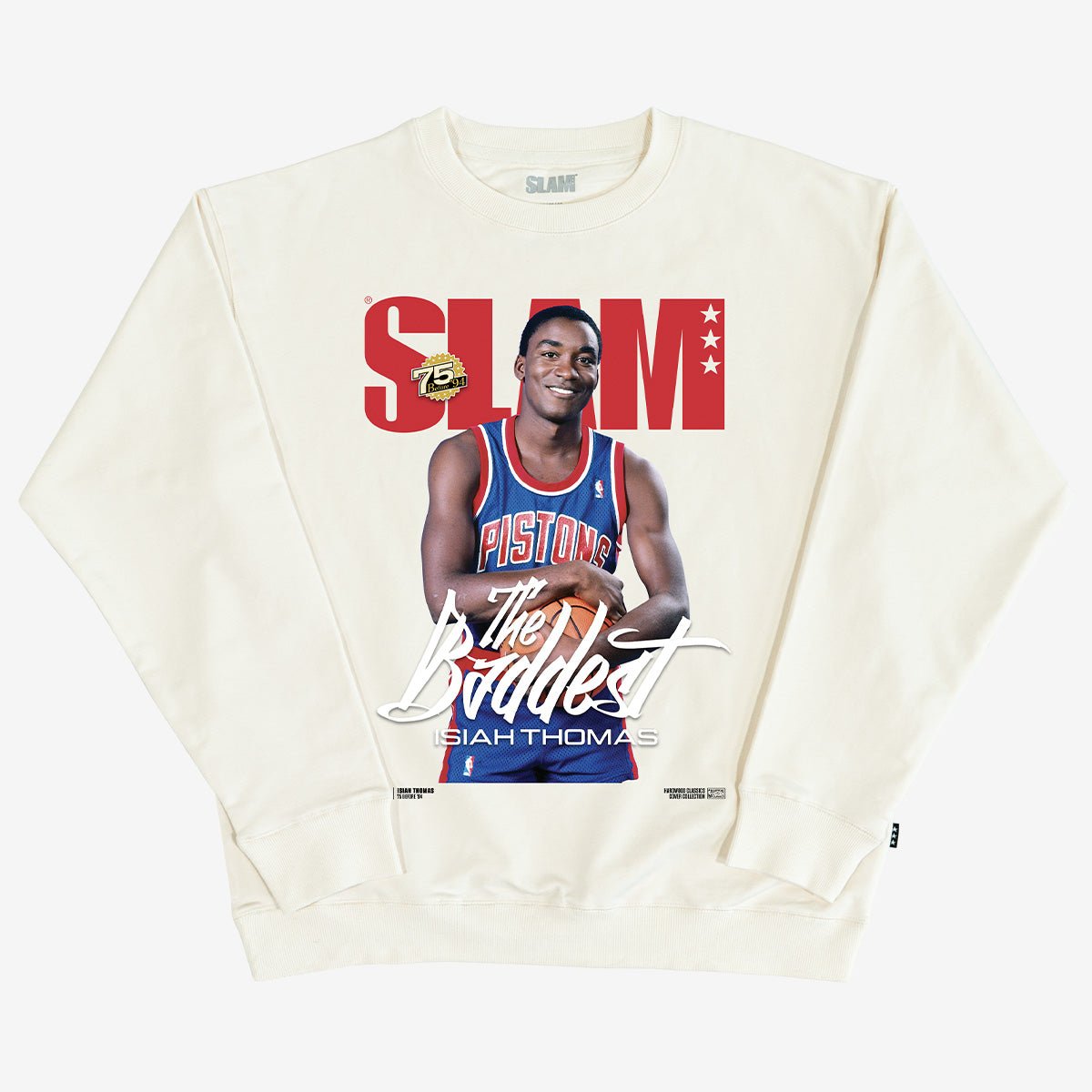 SLAM Hardwood Classics Crewneck - Isiah Thomas (Before '94) - SLAM Goods