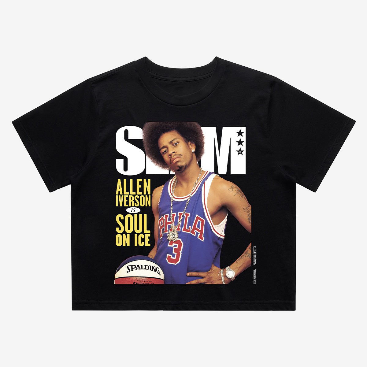 SLAM Hardwood Classics Crop Cover Tee - Allen Iverson (SLAM 32) - SLAM Goods