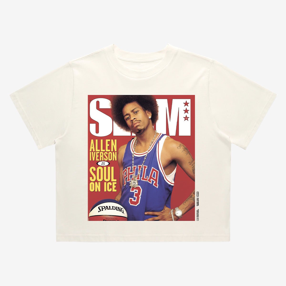 SLAM Hardwood Classics Crop Cover Tee - Allen Iverson (SLAM 32) - SLAM Goods