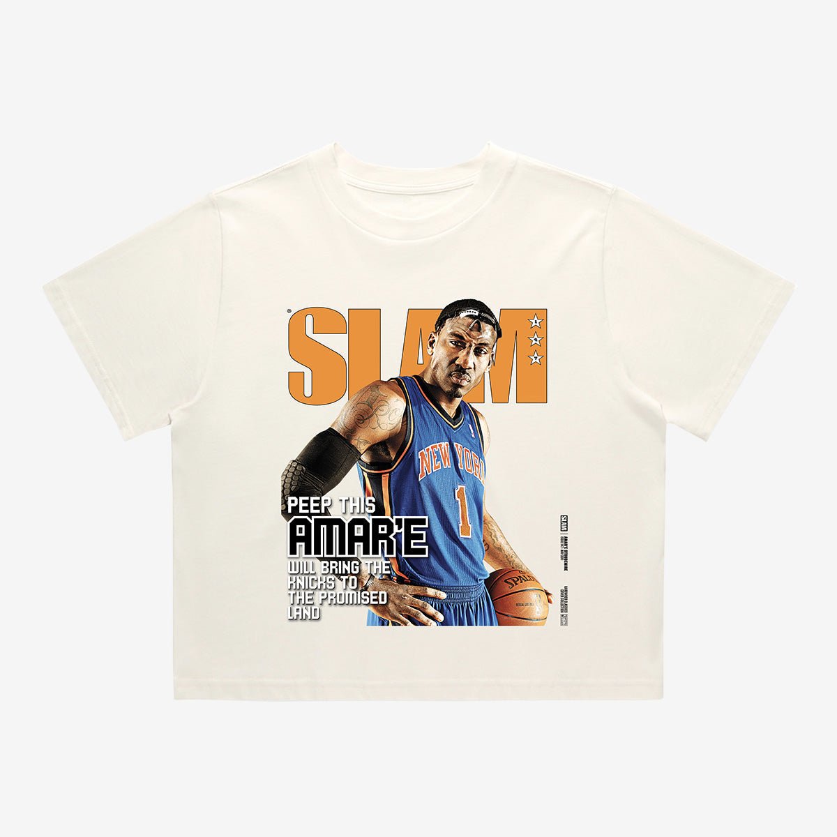 SLAM Hardwood Classics Crop Cover Tee - Amar'e Stoudemire (SLAM 147) - SLAM Goods