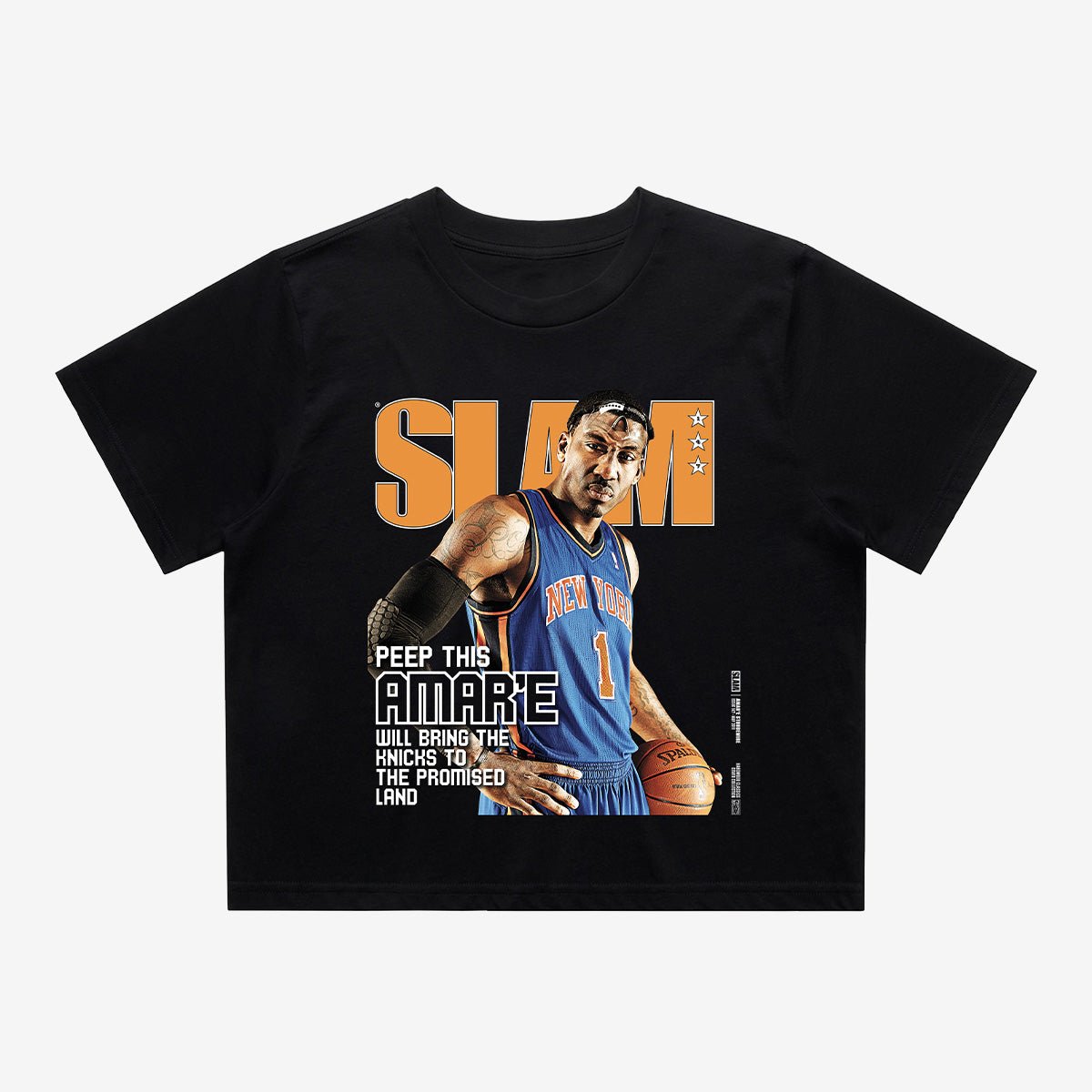 SLAM Hardwood Classics Crop Cover Tee - Amar'e Stoudemire (SLAM 147) - SLAM Goods