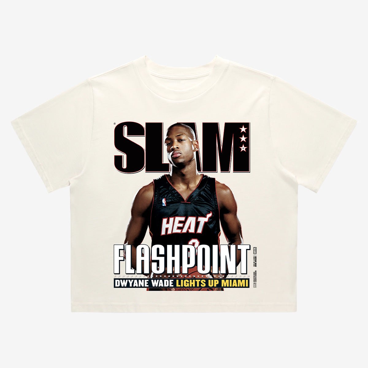 SLAM Hardwood Classics Crop Cover Tee - Dwayne Wade (SLAM 87) - SLAM Goods