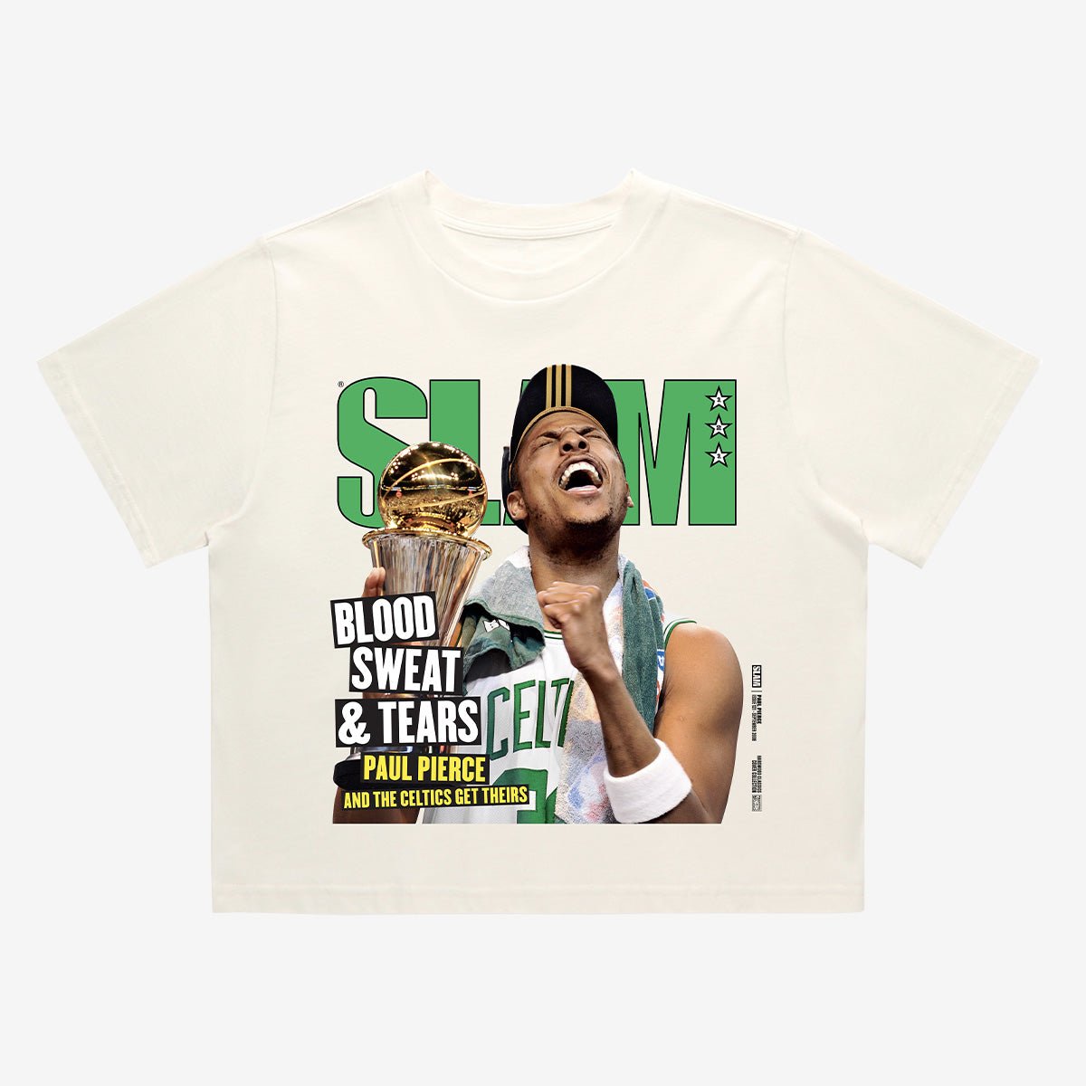 SLAM Hardwood Classics Crop Cover Tee - Paul Pierce (SLAM 121) - SLAM Goods