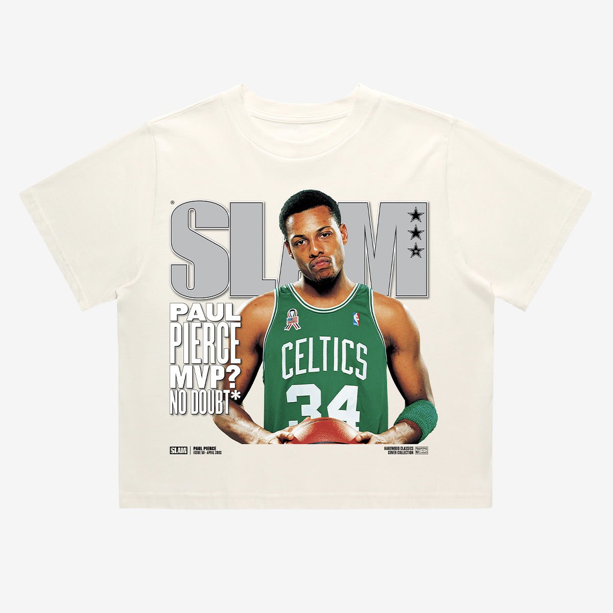 SLAM Hardwood Classics Crop Cover Tee - Paul Pierce (SLAM 59) - SLAM Goods