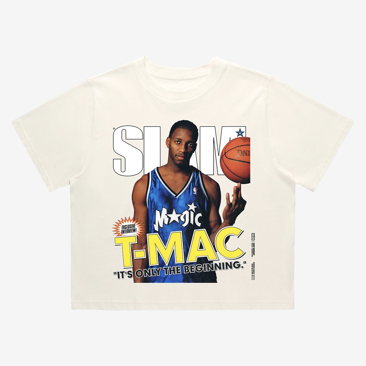SLAM Hardwood Classics Crop Cover Tee - Tracy McGrady (SLAM 64) - SLAM Goods