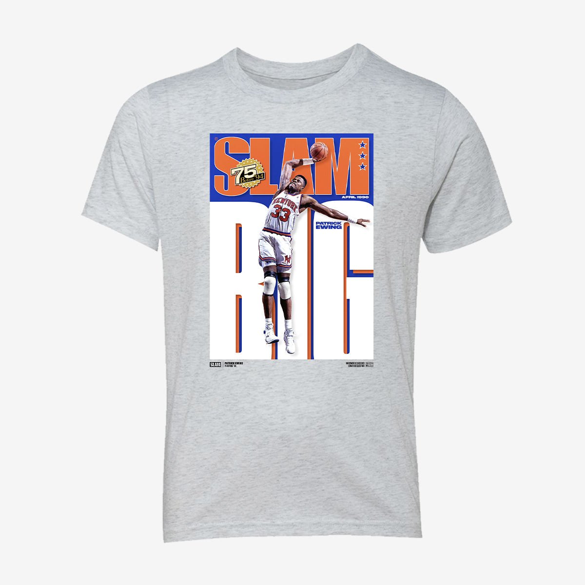 SLAM Hardwood Classics Youth Cover Tee - Patrick Ewing (Before '94) - SLAM Goods