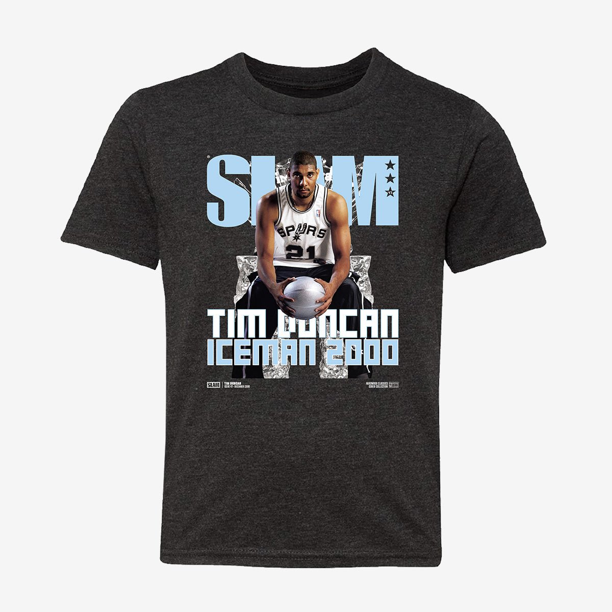 SLAM Hardwood Classics Youth Cover Tee - Tim Duncan (SLAM 47) - SLAM Goods