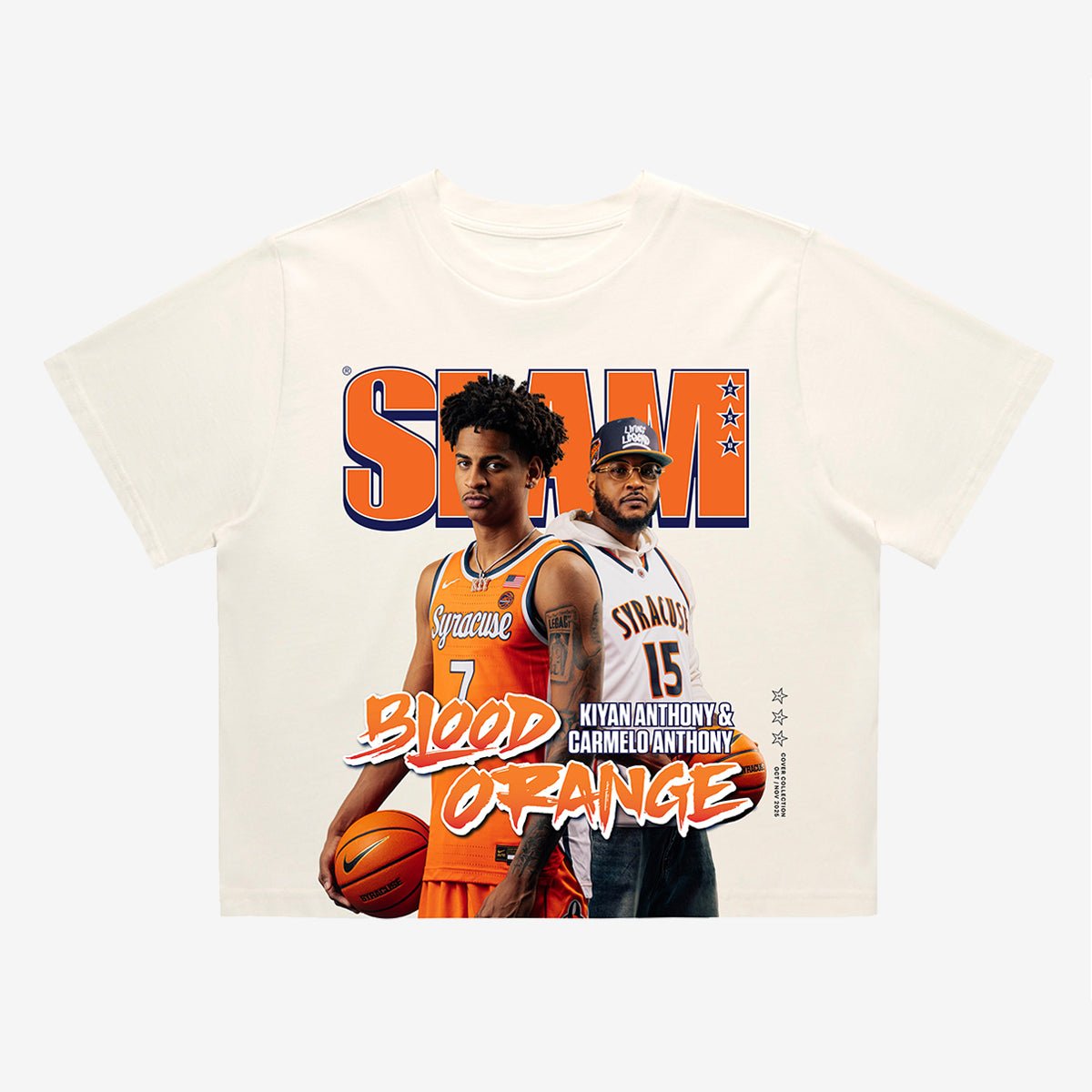 SLAM Women's Crop Cover Tee - Kiyan + Carmelo Anthony (SLAM 258) - SLAM Goods