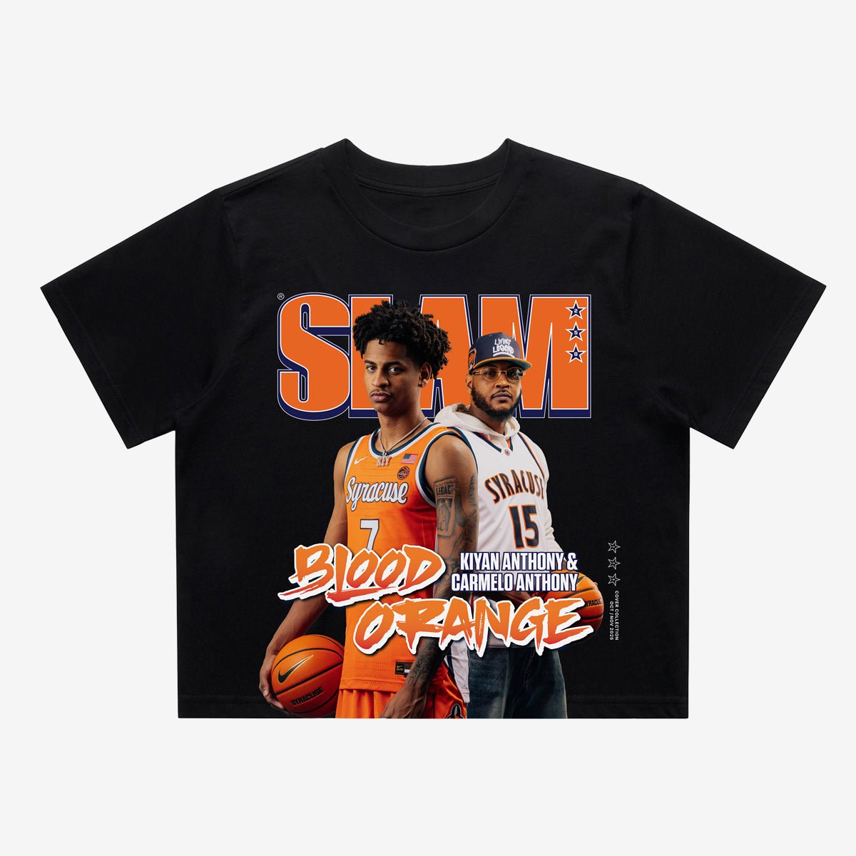 SLAM Women's Crop Cover Tee - Kiyan + Carmelo Anthony (SLAM 258) - SLAM Goods