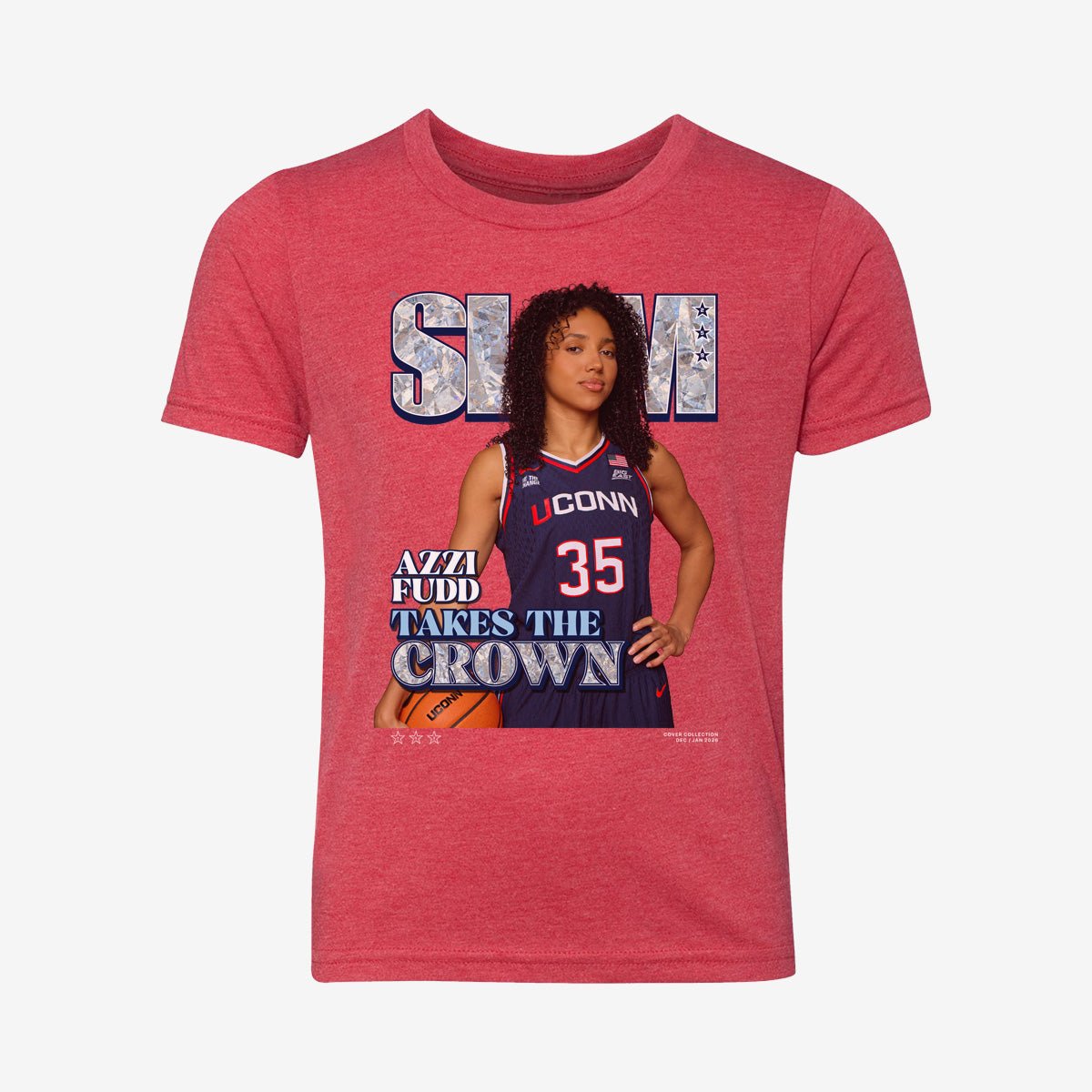 SLAM Youth Cover Tee - Azzi Fudd (SLAM 259) - SLAM Goods