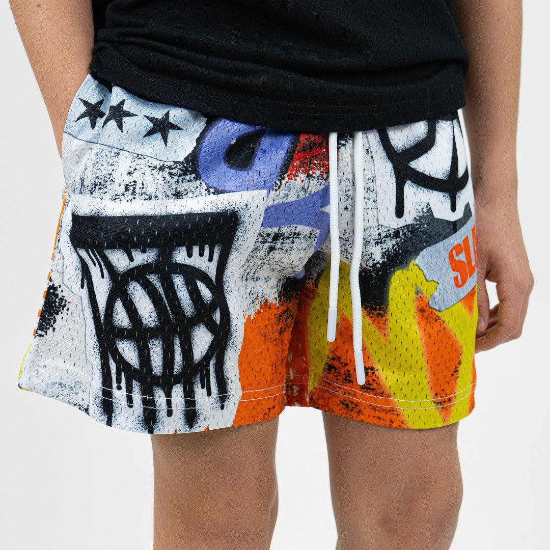 SLAM Youth Graffiti Fundamental Shorts - SLAM Goods