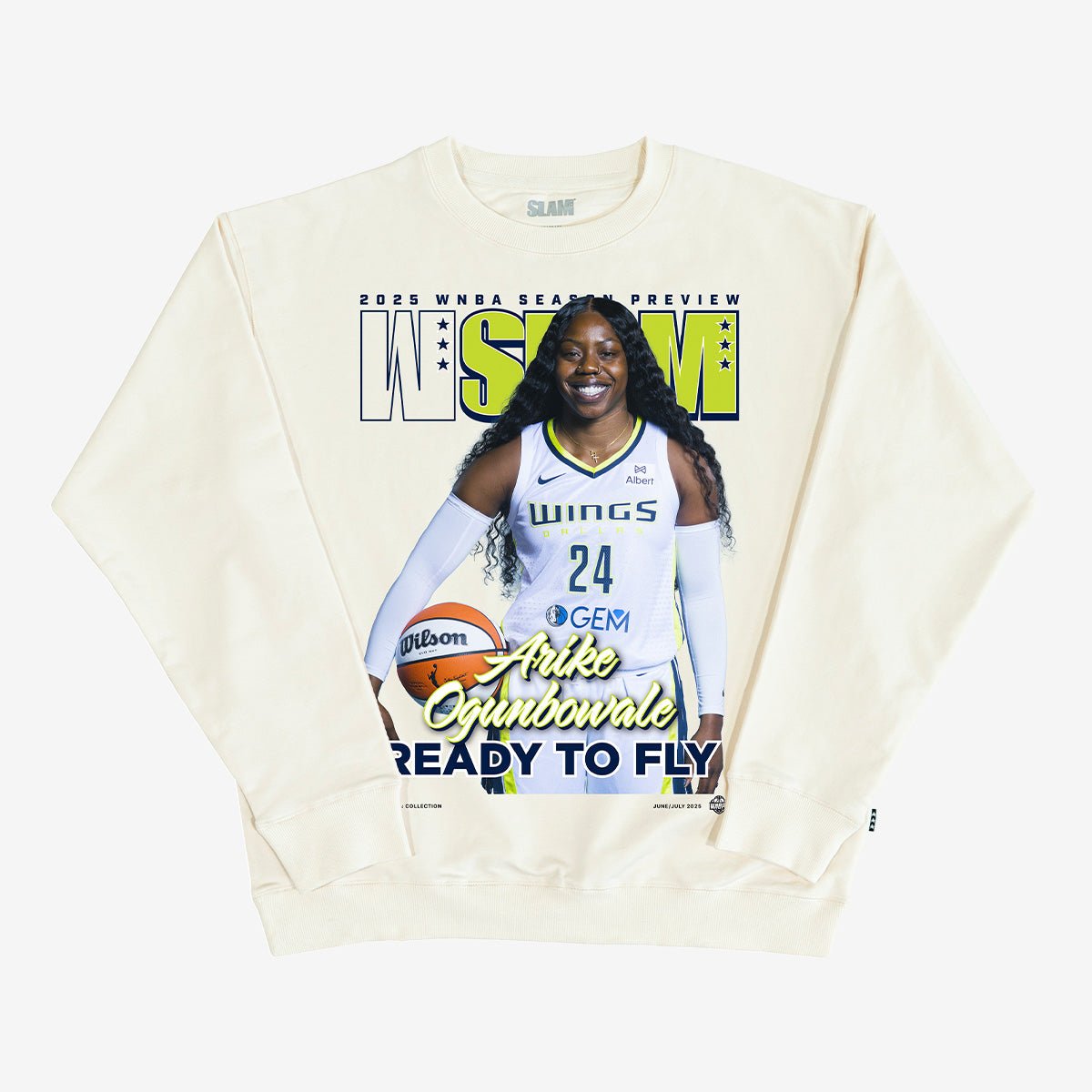 WSLAM Cover Crewneck - Arike Ogunbowale (SLAM 256) - SLAM Goods