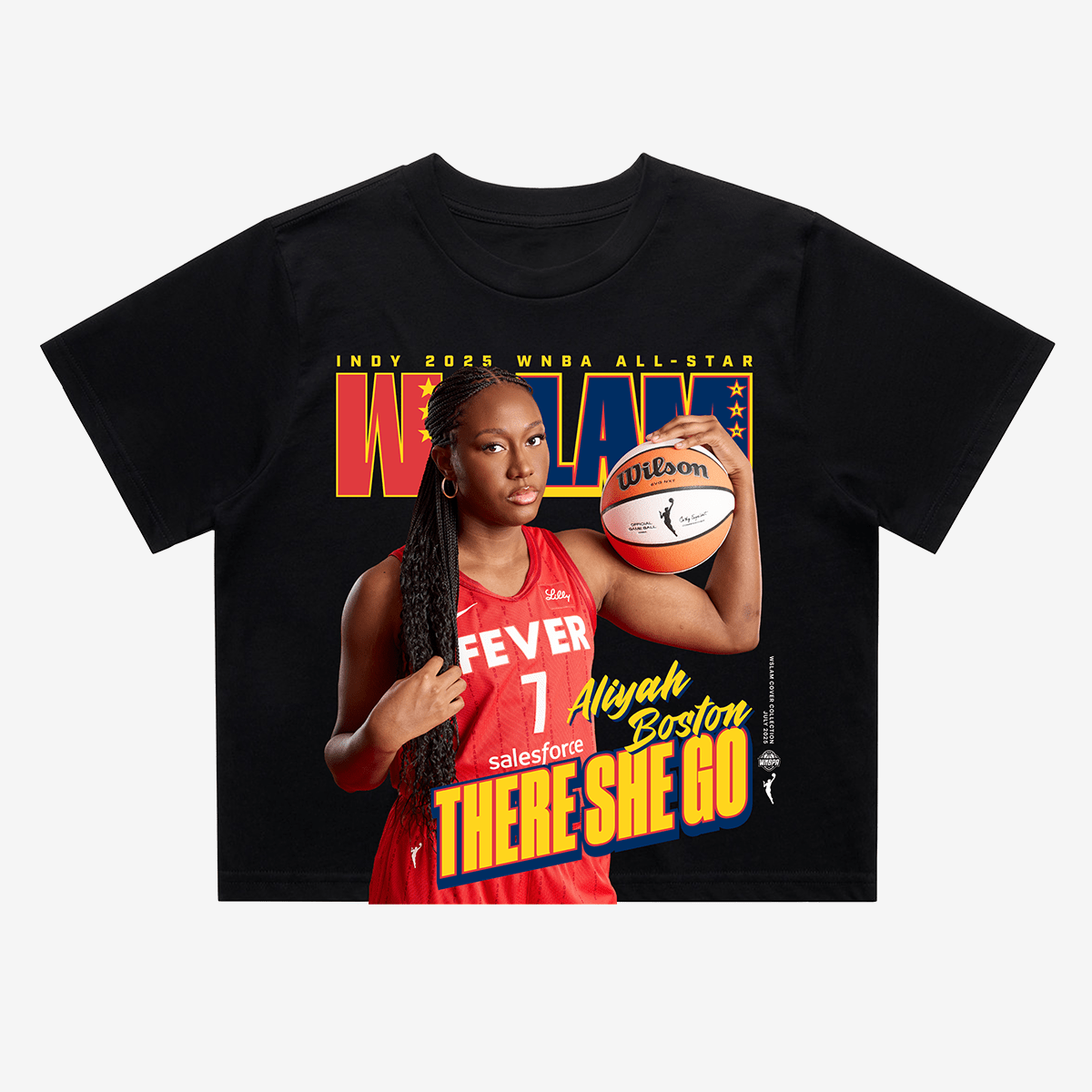WSLAM Crop Cover Tee - Aliyah Boston (ASW '25) - SLAM Goods
