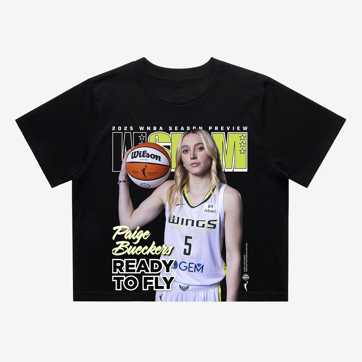 WSLAM Paige Bueckers (SLAM 256) Women's Crop Tee - SLAM Goods