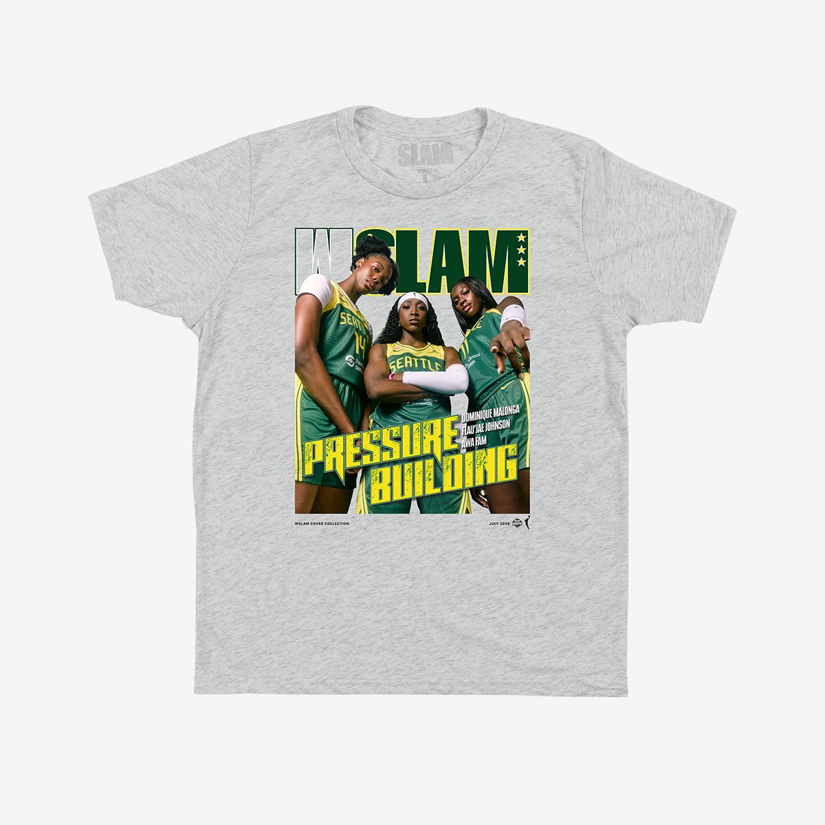 WSLAM Youth Cover Tee - Seattle Storm (WSLAM Digital Cover) - SLAM Goods