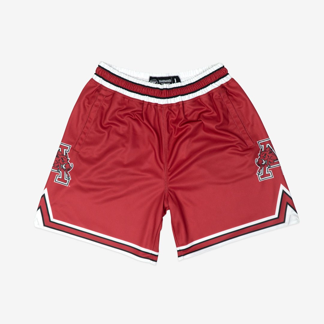 90s university of arkansas razorbacks apex one basketball shorts size fashion medium