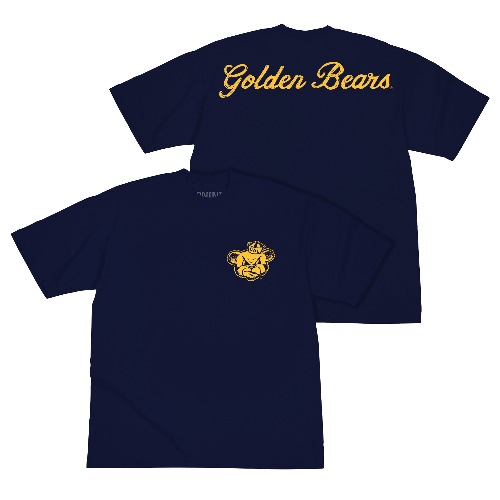 California Golden Bears Logo Script Heavy Tee - SLAM Goods