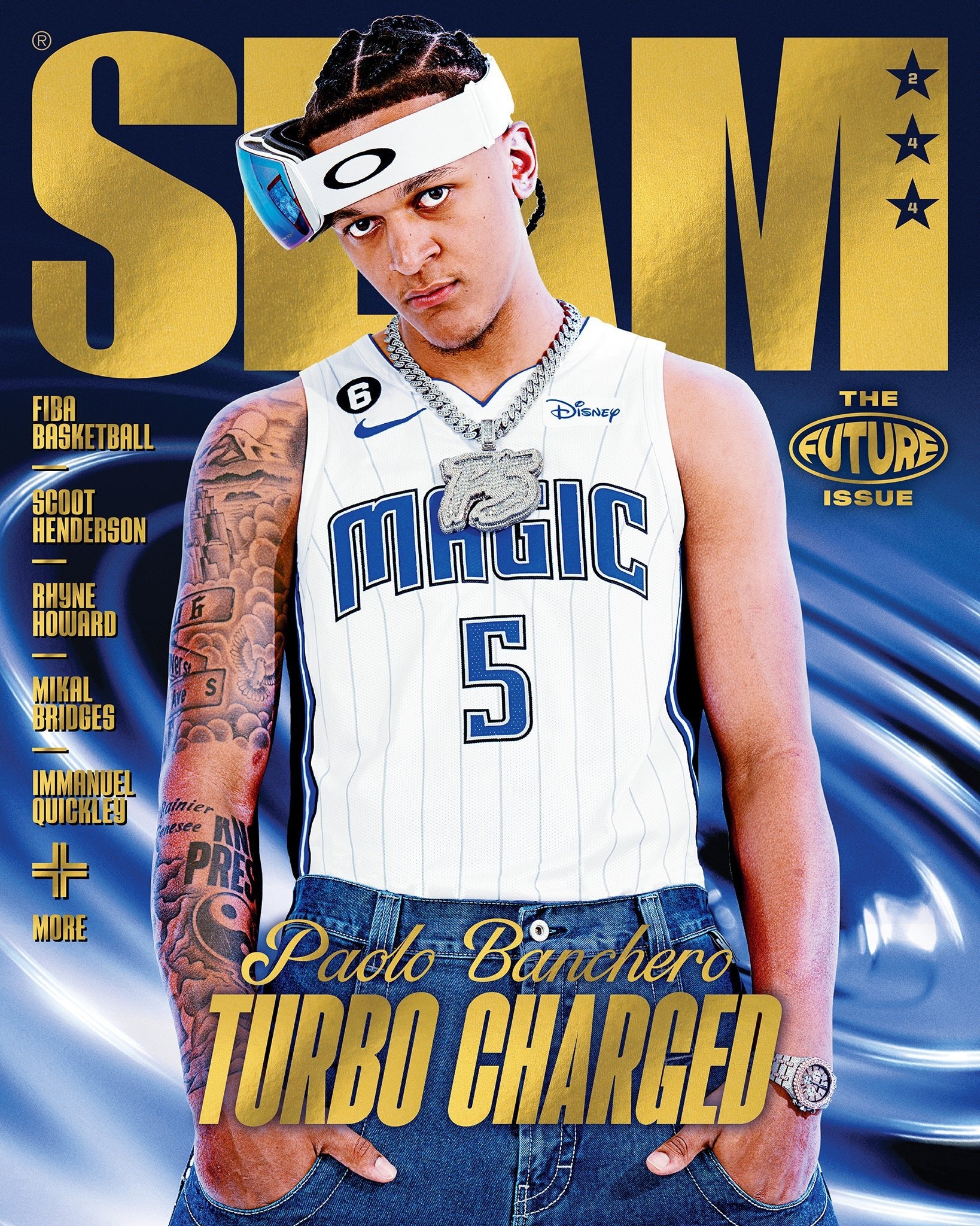 GOLD METAL: SLAM 244 - Paolo Banchero (#d/94) - SLAM Goods